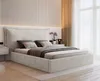 VALLH Polsterbett Bett 180x220 mit bettkasten Beige Samt - Produktbild-Vorschau 1