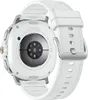 The back of a white Samsung Galaxy Watch with a white strap. Náhled obrázku produktu