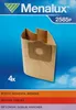 The image shows the packaging of Menalux vacuum cleaner bags. Produktbild-Vorschau