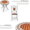 Ensemble table et chaises de jardin - marron Voir les images du produit 3