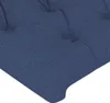 vidaXL Kopfteil Blau 90x7x118/128 cm Stoff Produktbild-Vorschau 4