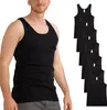 6er Pack Herren Unterhemd FEINRIPP Classic Tank Top Schwarz Produktbild-Vorschau 1