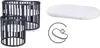 A product image showing two oval cribs and a mattress, with a graphic icon. Anteprima dell’immagine prodotto