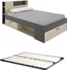 Bett mit Kopfteil, Stauraum & Schubladen - 120 x 190 cm - Produktbild-Vorschau 1