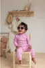 Feetje Waffel Pyjama - Rosa meliert- Gr. 110 | Feetje Produktbild-Vorschau 4