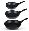 BEM Pfannen-Set mit Glasdeckeln – 3-teilig (20, 24, 28 cm) Produktbild-Vorschau 3