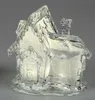 LED Deko Haus Winterhaus H. 16cm aus Acryl mit Licht Produktbild-Vorschau 1