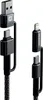 Swissten - Cabo Polyamid USB-C 4v1 1,5 m (antracit) Produktbild-Vorschau 12
