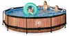 Piscina fuori terra EXIT Wood con struttura in legno, ø360, Anteprima dell’immagine prodotto 3