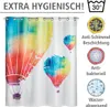 WENKO Anti-Schimmel Duschvorhang In the Air Flex, Textil Produktbild-Vorschau 5
