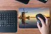 MuchoWow® Mauspad Mousepad Mühle - Wasser - Horizont 27x18 Produktbild-Vorschau 4