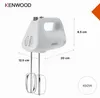 Kenwood HMP30.A0WH Handmixer Weiß 450 W (HMP30A0WH) Anteprima dell’immagine prodotto 7