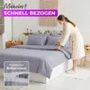 EllaTex Renforcé Bettwäsche 200x200 + 2x 80x80 cm Baumwolle Produktbild-Vorschau 4