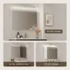 EMKE Lampada a specchio LED 40 cm - cromo, 6000 K bianco Anteprima dell’immagine prodotto 6