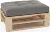 Lermowood Palettenmöbel Mpe Hocker 60 x 60 cm Natur | Produktbild-Vorschau 1