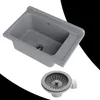 Granitan - Lavatoio - Lavandino 58x38 cm - Lavello grigio - Anteprima dell’immagine prodotto 2