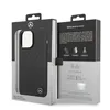 A product packaging for a Mercedes-Benz branded iPhone case, showing the case inside the packaging. Produktbild-Vorschau
