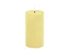 UYUNI LIGHTING Pillar LED-Kerze Rustic wheat yellow 15,2cm Produktbild-Vorschau 1