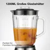 Multifunktionale Küchenmaschine 3-in-1 Standmixer, 1200ML Produktbild-Vorschau 3
