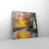 Bild auf Leinwand - Leinwandbild - Einteilig - Fluss Sonne Produktbild-Vorschau 4