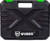 A black tool case with green accents and the WUBER logo. Náhľad obrázku produktu