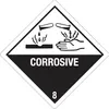 DR-Label Versandetikett DR234S1010 Kl.8 Corrosive 100x100mm Produktbild-Vorschau 1