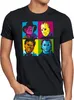 style3 Pop-Art Grusel Herren T-Shirt freddy jasonn michael Produktbild-Vorschau 1