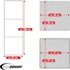3 x 20mm Tapis de sol 90x90cm Gris Noir Voir les images du produit 6