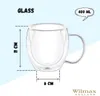 Tazza a doppia parete Wilmax da 400 ml, set da 4 pezzi Anteprima dell’immagine prodotto 4
