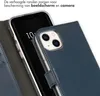 Selencia Genuine Leather Bookcase dla Apple iPhone 13 - Podgląd zdjęcia produktu 4