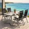 KETTLER Glas-Keramik-Ausziehtisch 200/260x95 cm Produktbild-Vorschau 5