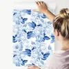10m VLIES TAPETE Rolle Natur Flora Rosen Blumen Blätter Produktbild-Vorschau 3