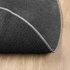 vidaXL Tappeto OVIEDO a pelo corto antracite Ø 200 cm Anteprima dell’immagine prodotto 5