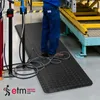 Tappeto antifatica HeavyDuty Diamond nero 60 x 90 cm Anteprima dell’immagine prodotto 2