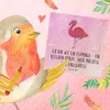 Mr. & Mrs. Panda Grußkarte Flamingo Classic - Aquarell Pink Produktbild-Vorschau 5