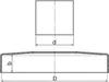 Abdeckrosette ∅ 85 mm / ∅ 42,4 mm Edelstahl Abdeckung Rohr Produktbild-Vorschau 3