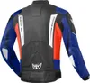 Berik Striper Evo Motorrad Lederjacke, schwarz/rot/blau, 50 Produktbild-Vorschau 2