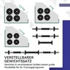 SPORTNOW 2-in-1 Hantel Set, 25 kg verstellbar Dumbbell Set Produktbild-Vorschau 5