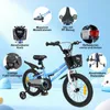 Rower dziecięcy COSTWAY 16 cali z koszykiem, siodełkiem z Podgląd zdjęcia produktu 6