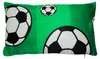 Kissenbezug Plüsch Kissenhülle Fußball Soccer ca. 30x50 cm Produktbild-Vorschau 1