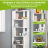 BALCONERA 5-Ebeniges Modernes Eckregal – Freistehendes Produktbild-Vorschau 6