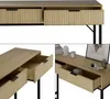 Stół konsolowy Vicco Lennox Dąb 100 x 75 cm z 2 szufladami, Podgląd zdjęcia produktu 6