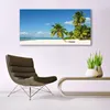 Glasbilder 140x70 Wandbild Druck auf Glas Strand Palmen Produktbild-Vorschau 3