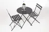 Bolero Klappbare Terrassenstühle Stahl, Schwarz (2 Stück) Produktbild-Vorschau 5