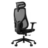 A black ergonomic office chair shown from a side-rear angle against a white background. Anteprima dell’immagine prodotto