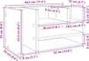 vidaXL Organizzatore da tavolo rovere Sonoma 44,5x24x25 cm Anteprima dell’immagine prodotto 8
