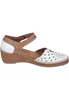 Manitu Damen Sandalen Leder Keilabsatz 911008, Größe:41 EU, Produktbild-Vorschau 4