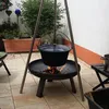 Barbecue a tre gambe in acciaio inox - barbecue girevole - Anteprima dell’immagine prodotto 15