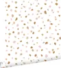 ESTAhome tapeta terrazzo motív svetloružová, tmavo oranžová Náhľad obrázku produktu 1