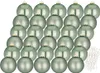 Weihnachtskugeln 30 Stk 6cm mild sage + 40 Haken gold Produktbild-Vorschau 1